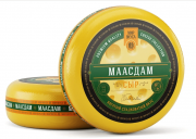 Маасдам сыр 45% КОБРИНСКИЕ СЫРЫ круг 13,5 кг.