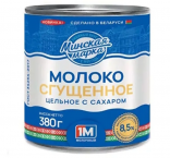 Молоко сгущённое с сахаром 8,5% «Минская марка» 380 г