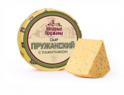 Пружанский сыр 50% с пажитником ЩЕДРЫЕ ПРУЖАНЫ круг 8,5 кг.