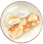 Блинчики с творогом замороженные (подложка) СД * 0,360 кг