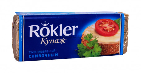 Сыр плавленый Сливочный "Rokler" 100 гр.