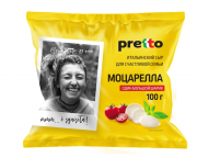 Моцарелла сыр в воде Фиор ди латте Претто 45% флоу-пак 100 г