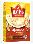 Хлопья  Царь 4 злака 400гр в картонной коробке