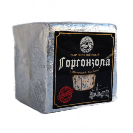 ГОРГОНЗОЛА сыр с плесенью из цельного молока 50 % 1 кг.