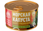 Салат из морской капусты с грибами муэр 220г ж/б с/кл/За Родину/ 