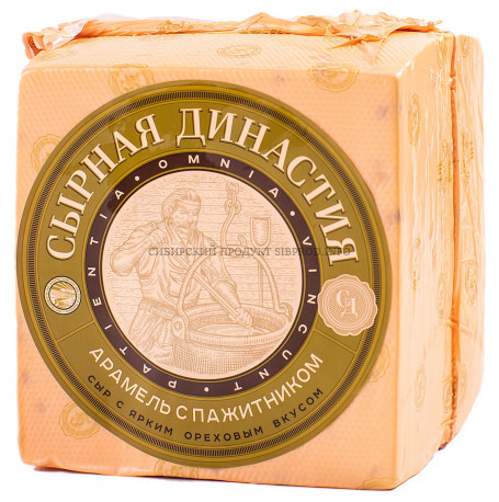 Сыр Арамель с пажитником 50% "Кобринский МСЗ" 2,5 кг.