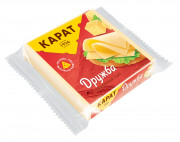 Плавленый сыр ломтиками "Янтарь" м.д.ж. 25% Карат 130 г*10