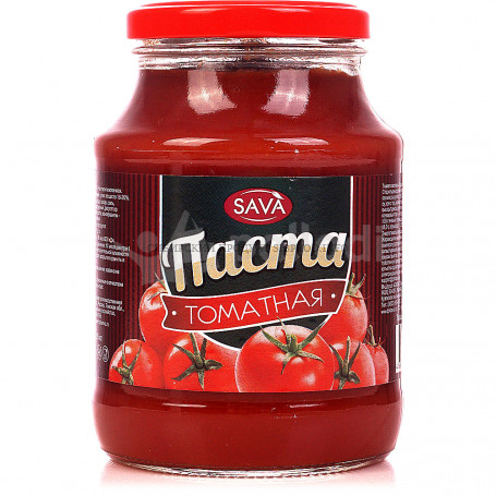Томатная паста САВА 18-20% 550г ст/б 