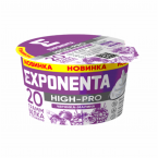 Продукт кисломолочный Экспонента High-pro обезжиренный со вкусом черника-малина, ст 160 мл