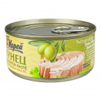 Тунец желтоперый филе в оливковом масле 140г/5 морей ключ/