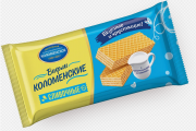  Вафли "Сливочный крем" 240гр /Коломенский ТД/ 