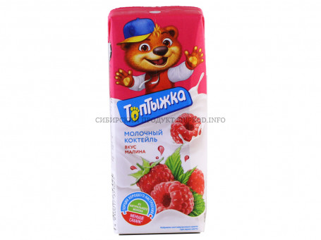 Коктейль со вкусом малины 3,2% "Топтыжка" 200 г