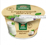 Йогурт "Сливочный" м.д.ж. 4,0%, ТМ Село Зеленое 0.120 г