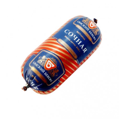 Ветчина Сочная 500 гр Омский Бекон   