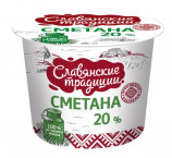 Сметана "Славянские традиции" 20% 380 г