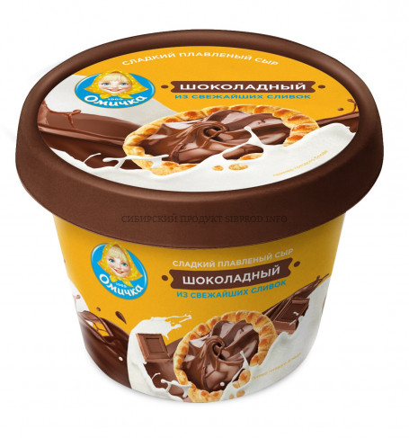 Омичка СЫР плавленый ШОКОЛАДНЫЙ 230 г
