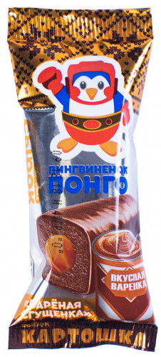 Сырок глазированный Пингвиненок Понго со вкусом сгущенки "Божья коровка" 40 гр.