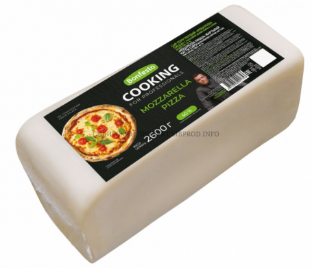 Сыр Моцарелла 40% "CooKing" 2,6 кг.