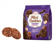 Печенье сдобное Mini Cookies с шоколадом и орехами 200г 