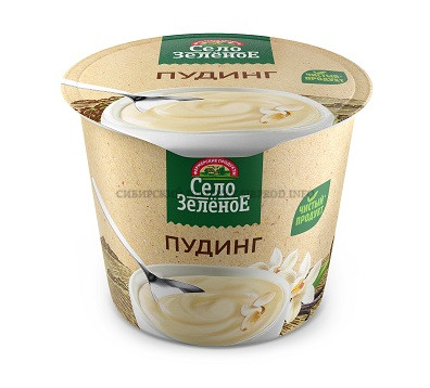 Пудинг молочный Ванильный Село Зеленое 3% 120 г