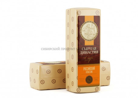 Российский классик сыр 50% ТМ "Сырная династия" брус 3 кг.