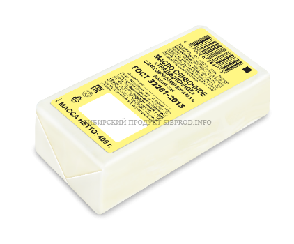 Масло сливочное "Традиционное" 82,5% 400 г