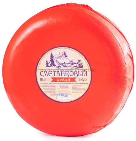 Сырный продукт Сметанковый новый 50% "Краснощеково" 7 кг.