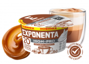 Продукт кисломолочный Экспонента High-pro обезжиренный со вкусом капучино-карамель ст 160 мл