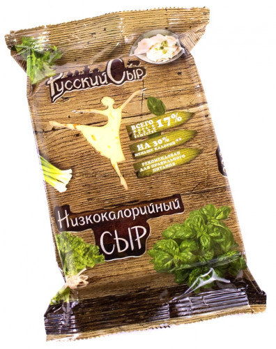 Низкокалорийный сыр 17% ТМ "Русский сыр" фас. 200 гр*10