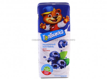 Коктейль со вкусом черники 3,2% "Топтыжка" 200 г