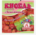 Кисель Агриппина земляника витаминизированный 220г