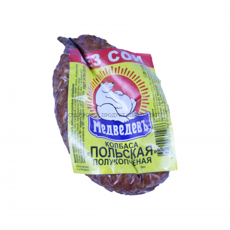 Медведевъ Колбаса «Польская» Полукопчёная