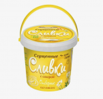 Сливки сгущенные с сахаром 19% ведро 400гр отборные ТМ "Волоконовское"