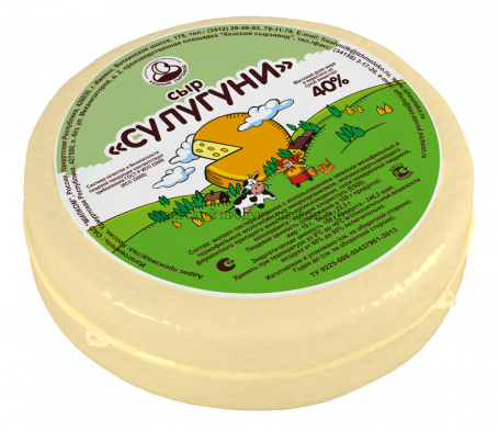 Сыр Сулугуни 40% "КЕЗ" 300-350 гр.