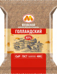 Голландский сыр 45%" Юговской"400 г