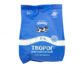 Творог Молочные горки рассыпчатый 2% бзмж 350 г