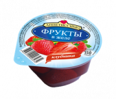 Желе плодово-ягодное «КЛУБНИКА В ЖЕЛЕ» 150 г