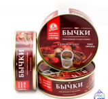 Бычки разделанные обжаренные в т/с 240г с/к /За Родину/