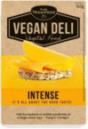 Веганский продукт со вкусом сыра Чеддар INTENSE (нарезка) "VEGAN DELI" 0,160 гр.