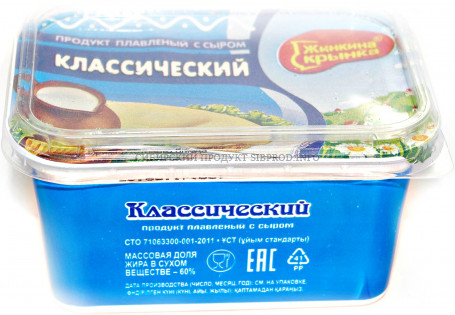 Сырный продукт плавленый Классический "Жинкина Крынка" 400 гр.