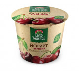 Йогурт Черешня 3,5% " Село Зеленое" 120 г
