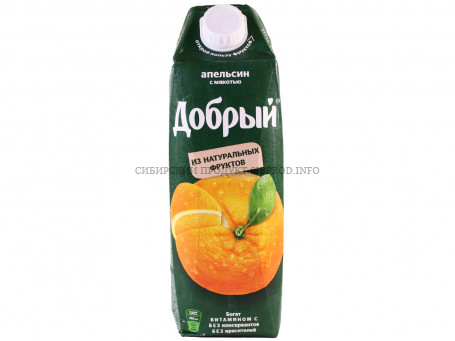 Нектар ДОБРЫЙ Апельсин 1 л.