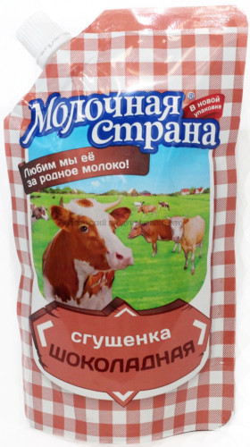 Сгущенка шоколадная "Молочная страна" 270 гр.