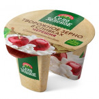 Творожное зерно в сливках Черешня СелоЗеленое 5% Пл/ст 100+30 г