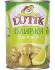 Оливки LUTIK с лимоном 280г ж/б с/к 