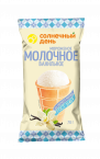 Мороженое молочное ванильное в вафельном стаканчике * 70 г 