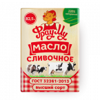 Масло сливочное Традиционное ТМ "Фрау Му" 82,5% 180 г
