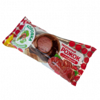 Рожок творожный глазированный " Малина" в вафельном" Божья коровка" 23% 40 г