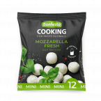 Моцарелла сыр в воде Cooking (Кукинг) MINI 12 шариков 45% флоу-пак 100 г