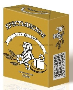Спред растительно-жировой 72,5% "Крестьянское" 0,180 гр.